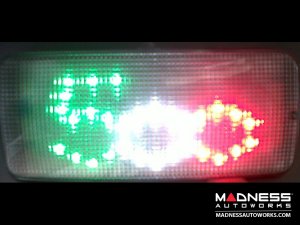 FIAT 500 Dome Light Custom LED Panel - European Version - Tri Color